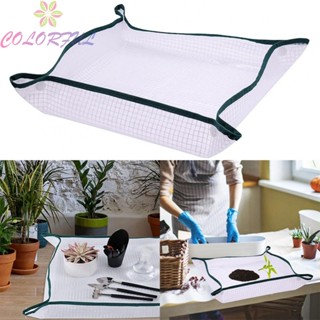 【COLORFUL】Gardening Mat Grid Cloth Or Succulent Flowers Plants Soil Changing Mats