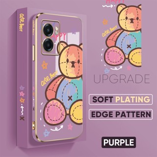 เคสโทรศัพท์มือถือ แบบนิ่ม ลายการ์ตูนหมี ป้องกันเลนส์ สําหรับ Realme 6 6s 9i 10 Pro+ 9 Pro+ 8s