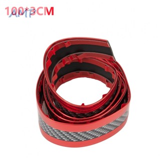 ⚡READYSTOCK⚡SUV Rear Front Car Carbon Fiber Red Protector Edge Door Anti-collision Strip