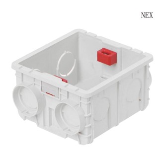 Nex 86-Type กล่องแยก PVC เทปคาสเซ็ตติดผนัง สําหรับฐานซ็อกเก็ตสวิตช์