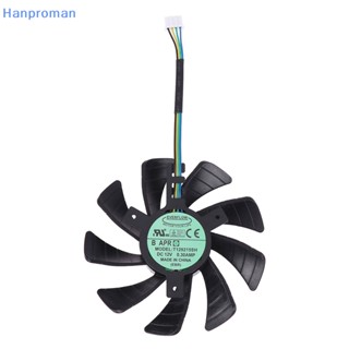 Hanproman&gt; เสื้อยืด129215Sh พัดลมระบายความร้อน แบบเปลี่ยน สําหรับการ์ดจอ ZOTAC GTX 1060 960 950 GTX1060 3GB ITX