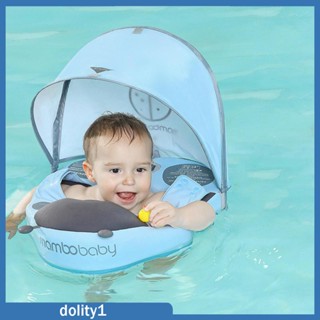 [Dolity1] ของเล่นลอยน้ํา เอวนิ่ม พร้อมหลังคา สําหรับเด็กผู้ชาย