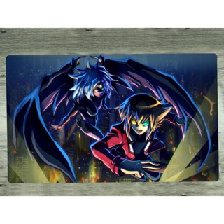 Yu-gi-oh! แผ่นรองเมาส์เล่นเกม GX Playmat Yubel Yuuki Juudai CCG TCG พร้อมกระเป๋า