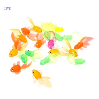 Live ของเล่นปลาทอง แบบพกพา สีสันสดใส สําหรับเด็ก