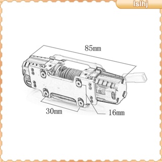 [Lslhj] กว้านเครื่องยนต์ สเกล 1/10 ยาว 8.5 ซม. แบบเปลี่ยน สําหรับอัพเกรดรถไต่หินบังคับ SCX10 90046