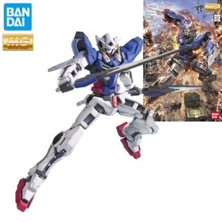 Bandai Genuine Gundam Model Garage Kit MG Series 1/100 GN-001 Gundam Exia Anime Action Figure Toys for Boys Collectible Toy