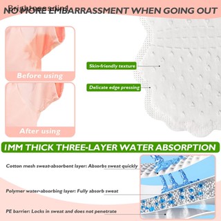 [Brightnessdin1] แผ่นซับเหงื่อใต้วงแขน ระบายอากาศ กันกลิ่น 10 30 ชิ้น
