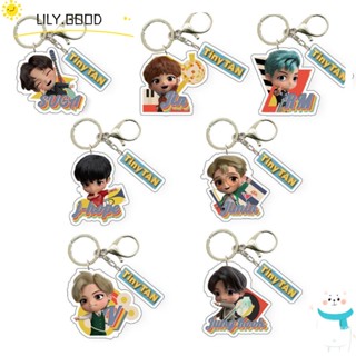 LILY พวงกุญแจอะคริลิค หัวเข็มขัดคาดเอว ลายน่ารัก