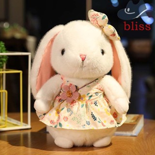 BLISS ตุ๊กตากระต่าย ผ้ากํามะหยี่ขนนิ่ม ลายดอกไม้ เหมาะกับตกแต่งบ้าน ของเล่นสําหรับเด็ก