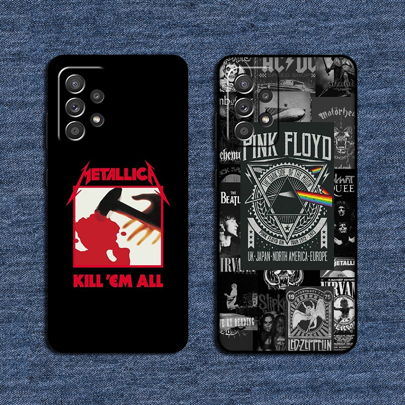 เคสสําหรับ Samsung galaxy A33 A53 A72 A73 5G metallica เคสโทรศัพท์ซิลิโคนเหลวแบบนิ่ม - รูปที่ 3