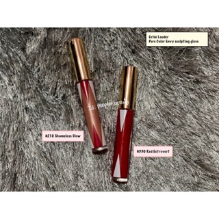 Estée Lauder pure color envy sculpting gloss : shameless glow red extrovert แท้💯