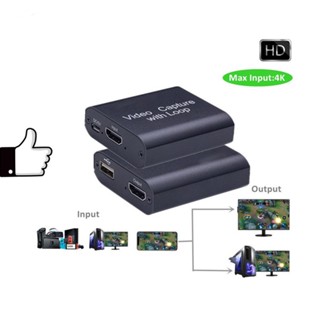 การ์ดจับภาพวิดีโอ HDMI พร้อมห่วง Full HD 1080P เครื่องบันทึกวิดีโอเกม สําหรับการเรียนการสอน การถ่ายภาพทางการแพทย์ และอื่น ๆ