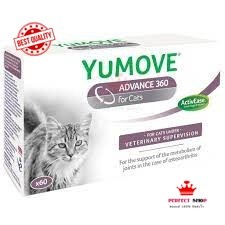 *ของแท้*Lintbell Yumove advance 360 for Cat 60เม็ดบำรุงข้อ กระดูก แมว exp8/2024