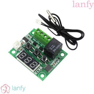 LANFY สวิตช์ควบคุมอุณหภูมิ DC12V NTC หน้าจอ LED สําหรับ W1209