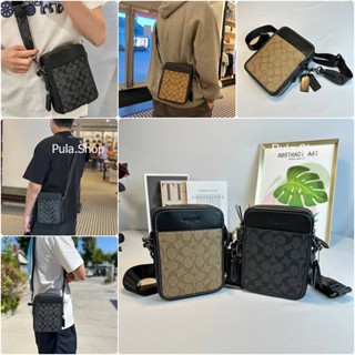 กระเป๋าสะพายข้าง ดำ / น้ำตาล CC009 / CC090 Sullivan Crossbody 002/005P