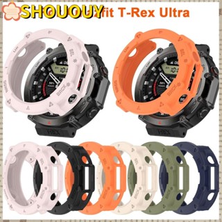 SHOUOUY เคสป้องกัน กันชนหน้าจอ อุปกรณ์เสริม แบบนิ่ม สําหรับ Amazfit T-Rex Ultra