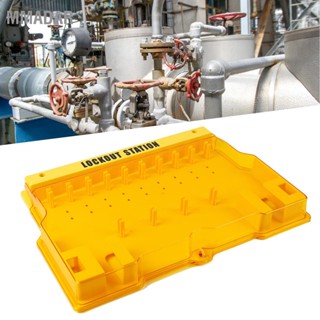  MMADAR Lockout Tagout Station Panel สถานี ความจุขนาดใหญ่โปร่งใสพร้อมฝาครอบกันฝุ่นสำหรับเวิร์กสเตชันล็อคความปลอดภัยอุตสาหกรรมแยกพลังงาน