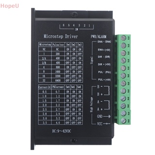 [HopeU] Tb6600 ไดรเวอร์สเต็ปมอเตอร์ 4A 9~42V TTL 32 Micro-Step CNC 1 แกน