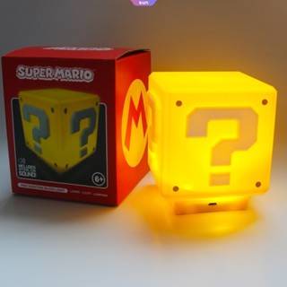 โคมไฟตั้งโต๊ะ Led รูปปั้นอนิเมะ Super Mario Figure Bros ขนาด 10 ซม. ชาร์จ Usb สําหรับตกแต่งห้องนอนเด็ก [RAIN]