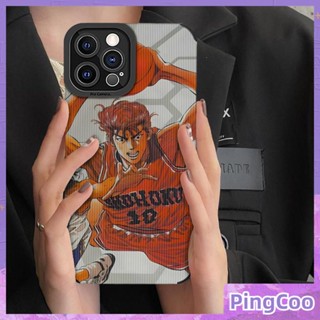 สำหรับ iPhone 11 Case Holster หนังนิ่มกันกระแทกเคสโทรศัพท์ป้องกันกล้องคลาสสิกอะนิเมะ Redhead ผู้เล่นบาสเกตบอลเข้ากันได้กับ iPhone 14 13 Pro max 12 Pro max XS XR สูงสุด 7