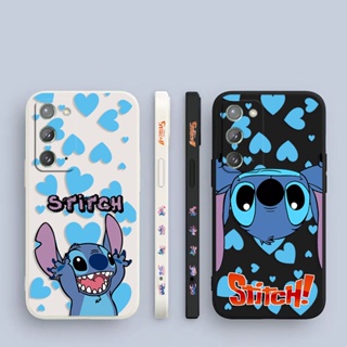 เคสโทรศัพท์มือถือ พิมพ์ลายการ์ตูน Stitch Koala มีลายด้านข้าง สําหรับ Samsung Galaxy Note 20 10 9 8 J8 J7 J6 J5 J4 M62 M53 M52 M51 M33 M31 M30 M21 M20 M10 S Ultra Plus Lite Prime 5G