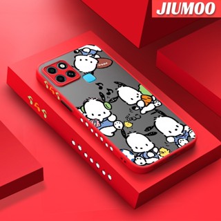 สําหรับ Infinix Smart 6 HD Smart 6 Plus เคสการ์ตูนน่ารัก Pochacco ดีไซน์ใหม่ บาง ฝ้า เคสโทรศัพท์แข็ง ซิลิโคน ขอบนิ่ม เคสกันกระแทก