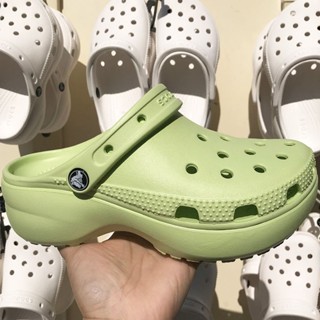 Crocs รองเท้าแพลตฟอร์ม สไตล์คลาสสิก สําหรับผู้หญิง 4.1 ซม.#206750