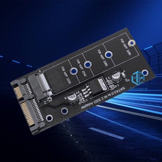 บอร์ดอะแดปเตอร์แปลง M2 เป็น SATA3.0 SSD 22 Pin 6Gbps รองรับ NGFF 2230 2242 M2 SSD รองรับ NGFF 2260 2280