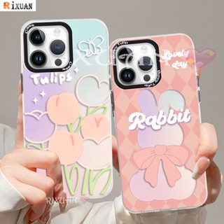 เคสมือถือ แบบแข็ง ลายดอกทิวลิป ไล่โทนสี หรูหรา สําหรับ Realme C55 C53 C33 C31 C30 C30S C35 C11 2021 Relame10 9i 5i 6i C3 8i 8 C2 C21Y C25Y C15 C12 C25 Narzo 50A Prime