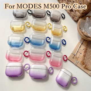 【ส่วนลด】เคสหูฟัง แบบนิ่ม ไล่โทนสีฟ้า สําหรับ MODES M500 Pro MODES M500 Pro