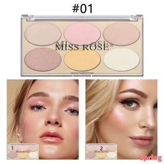 Miss Rose ใหม่ พาเลทอายแชโดว์ เนื้อฝุ่น ติดทนนาน สําหรับผู้หญิง 2023