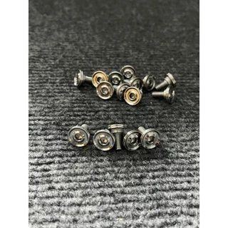 น็อตคอนโซลมีบูชM5x12,x15x25 M6x15,x20 หัวCNC-AAx2 น็อตชุดสีเลส