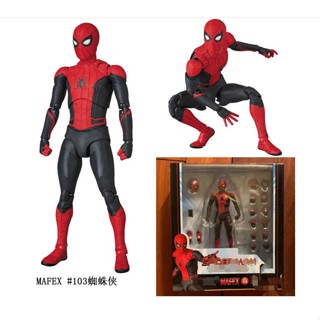 Quick-release Super Spider-Man MAFEX No. 113 hero expedition MAF103 upgraded battle clothes movable doll hand-held