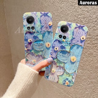 เคสโทรศัพท์มือถือ ลายภาพวาดสีน้ํามัน รูปดอกไม้ สีสันสดใส สําหรับ OPPO Reno 10 Pro Plus Reno10 Pro Plus