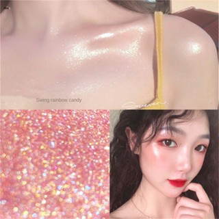 Cappuvini Highlighter Brightening Powder Peach High Gloss Honey Lip High Gloss Liquid Brightening Liquid Body Brightening นูโอ