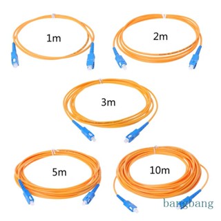 Bang SC UPC-SC UPC-SM สายเคเบิลจัมเปอร์ไฟเบอร์ 3 มม. โหมดเดียว