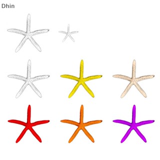 [Dhin] Mini Colorful Five-Pointed Starfish Sea Star Resin Fish  Starfish Landscaping Ornaments Crafts Figure Diy Ornament Miniatures Decoration COD