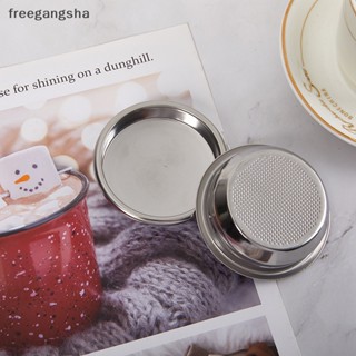 [FREG] 304 Stainless Steel Non Pressurized Coffee Filter 58mm Basket 1/2clean Cup Triple Portafilter Filters FDH