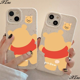 เคสโทรศัพท์มือถือ แบบนิ่ม ลายการ์ตูนหมีพูห์ กันกระแทก สําหรับ Apple Iphone 11 8p 13 14promax 127 YJMF