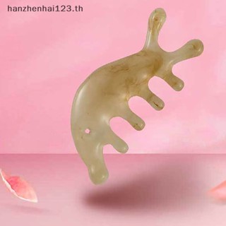 Hanhai หวีนวดหนังศีรษะ และจมูก วัสดุเรซิ่น อเนกประสงค์ เป็นมิตรกับผิวหนัง