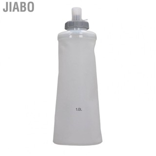 Jiabo Foldable Sport Bottle  Soft Water 1L Convenient Nozzle Design for Running Climbing