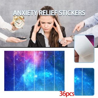 36pcs Anxiety Sensory Stickers Anti Stress Textured Strips for Anxiety Relief