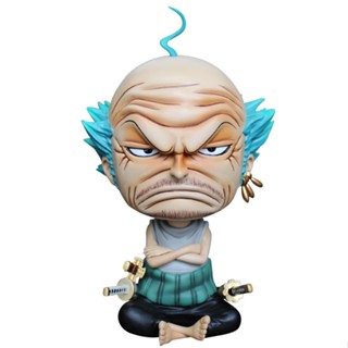 พร้อมส่ง โมเดลฟิกเกอร์ อนิเมะวันพีช Akihabara Elderly Old Man Zoro