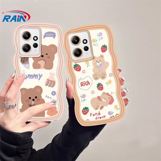 เคสโทรศัพท์มือถือ TPU ลายหมีน่ารัก สําหรับ Redmi Note 12 Redmi A1 A2 10C 10A 9C 9T Note 11S 10 5G 10S 9S 8 Pro Xiaomi Poco M5S M3 X3 Pro NFC