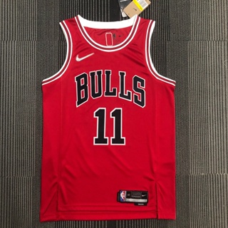 เสื้อกีฬาบาสเก็ตบอล ลาย NBA Chicago Bulls DeMar DeRozan 2022 สีแดง สําหรับผู้ชาย 307733