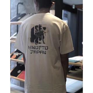 พร้อมส่ง เสื้อยืดแขนสั้น ผ้าฝ้ายแท้ พิมพ์ลายหนังจระเข้ Miyamoto Musashi สไตล์เรโทร คุณภาพสูง แฟชั่นฤดูร้อน สําหรับคู่รัก