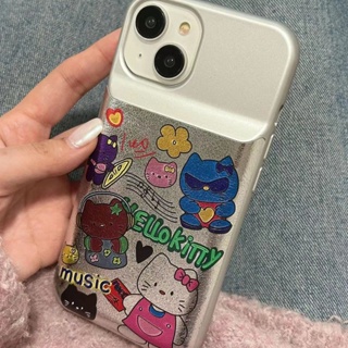 ใหม่ เคสโทรศัพท์มือถือ กันกระแทก ลายเฮลโลคิตตี แนวตลก สําหรับ Apple Iphone 14promax 13 11 14pro 13pro 14