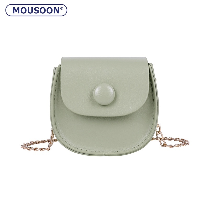 Mousoon กระเป๋าสะพายไหล่ขนาดเล็กแฟชั่นสตรีวัสดุหนัง Pu แฟชั่นและอเนกประสงค์