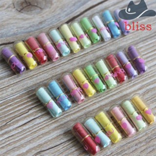 Bliss แคปซูลข้อความ แบบใส น่ารัก หลากสี สําหรับเป็นมิตรกับสิ่งแวดล้อม