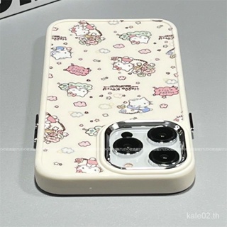 เคสป้องกันโทรศัพท์มือถือ แบบนิ่ม ลายการ์ตูนคิตตี้ กันกระแทก สําหรับ iPhone 14 13promax 12 11 xr x 7 8plus